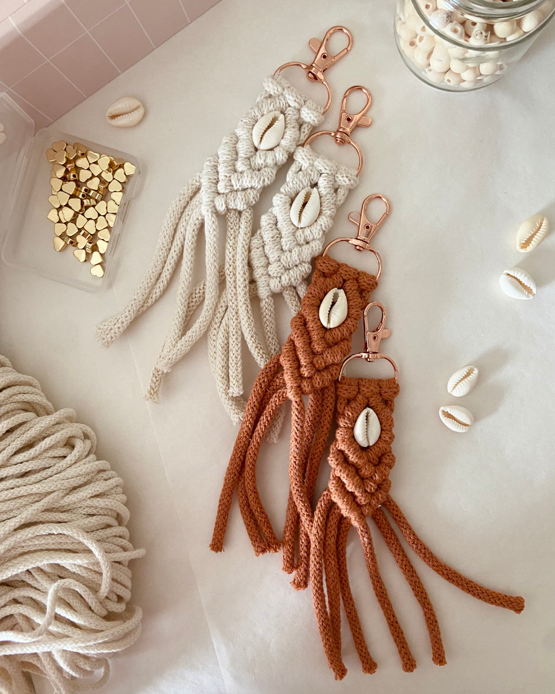 Porte clef coquillage