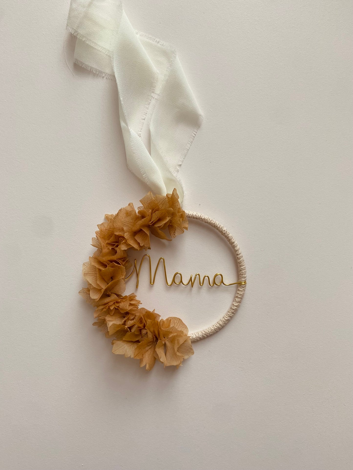 Couronne fleurie Mama