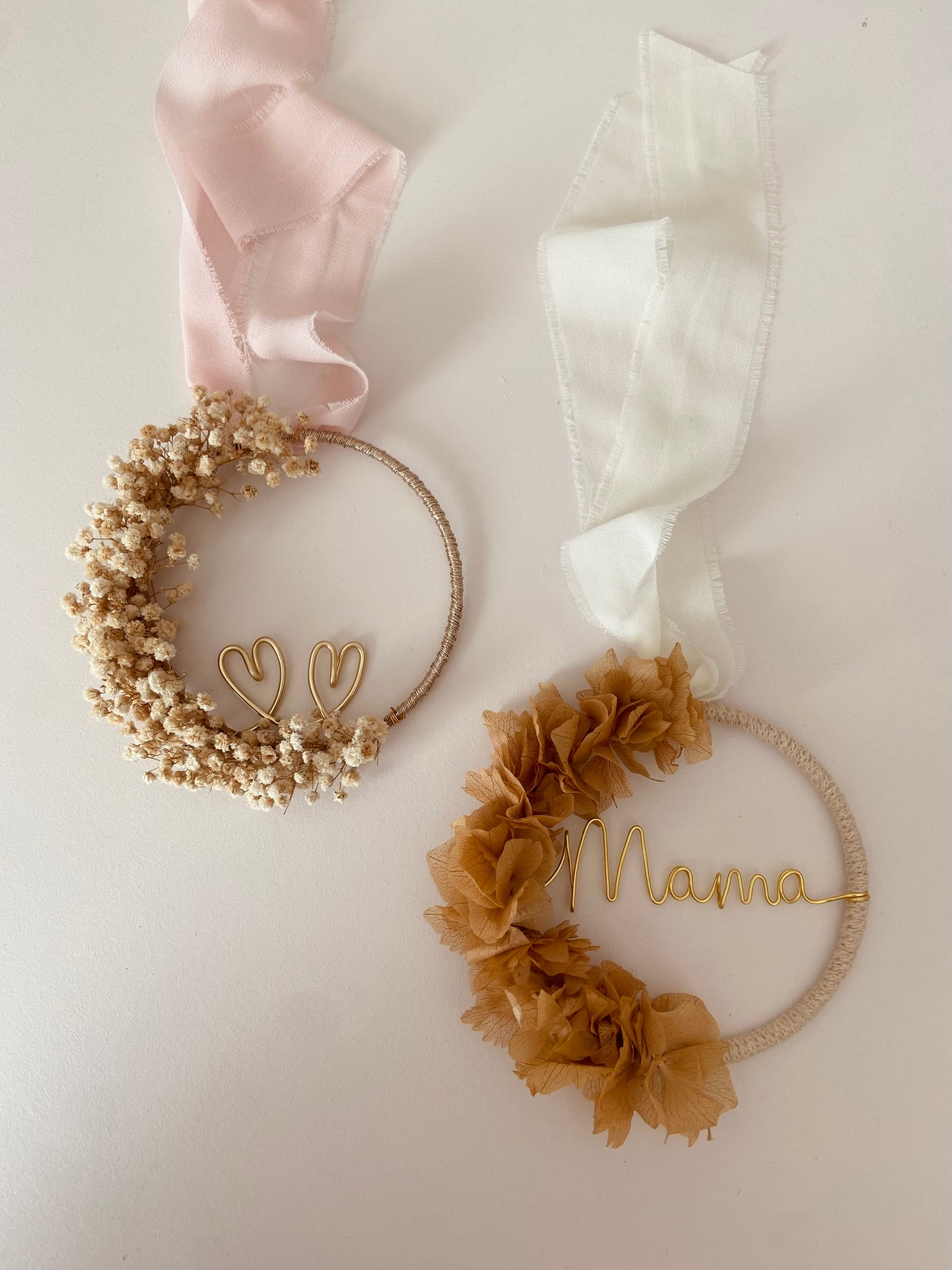 Couronne fleurie Mama