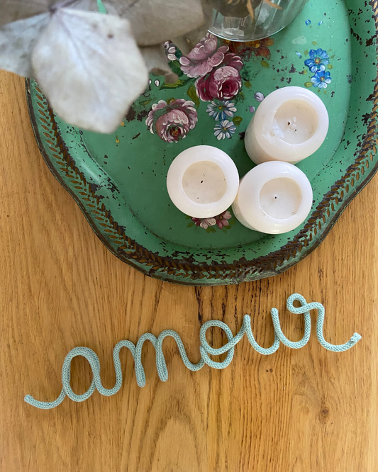 COMPOSEZ VOTRE MOT OU PRENOM en tricotin avec couleurs au choix