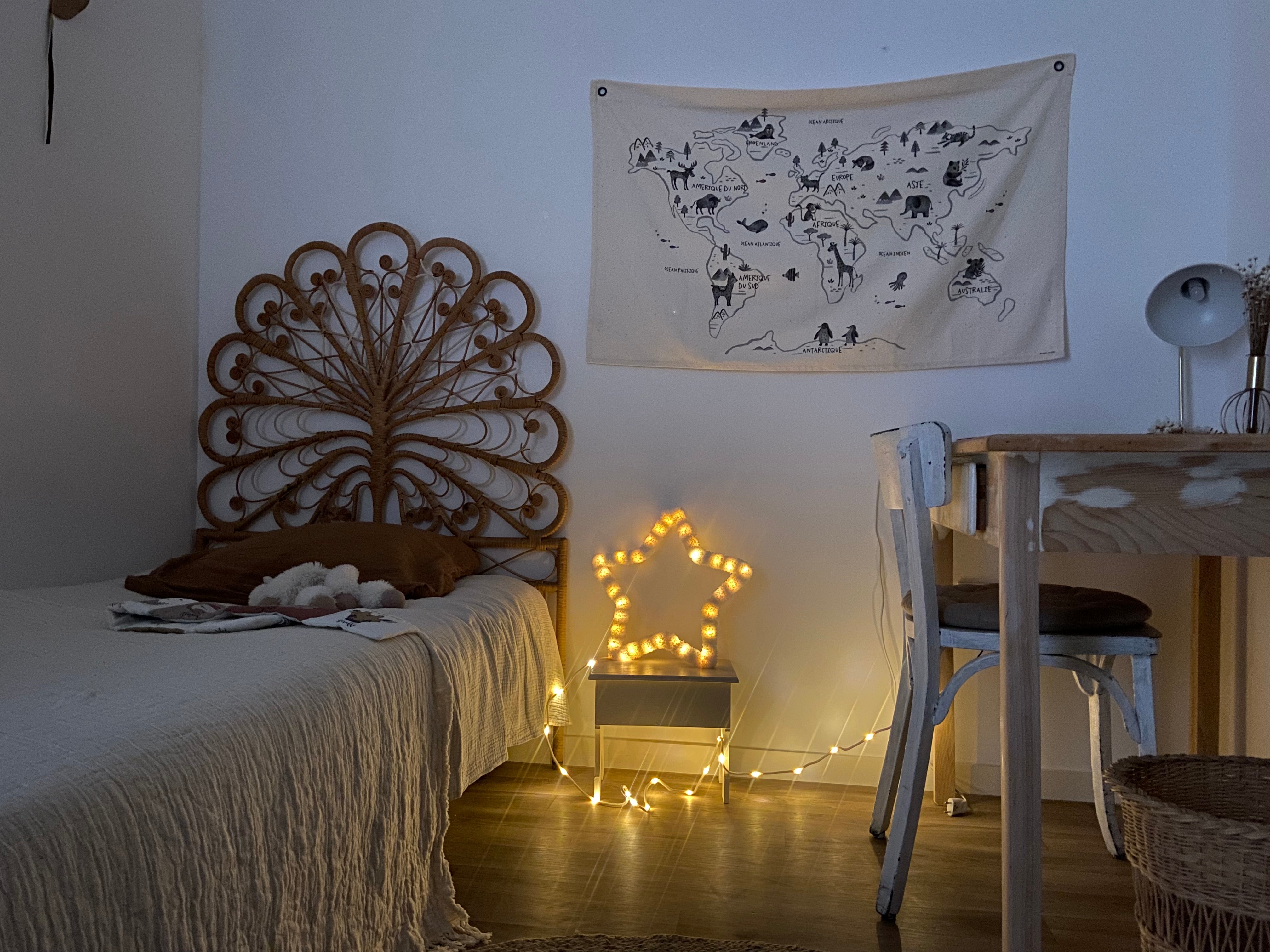 Étoile yéti Lumineuse ( délai de réalisation début octobre)