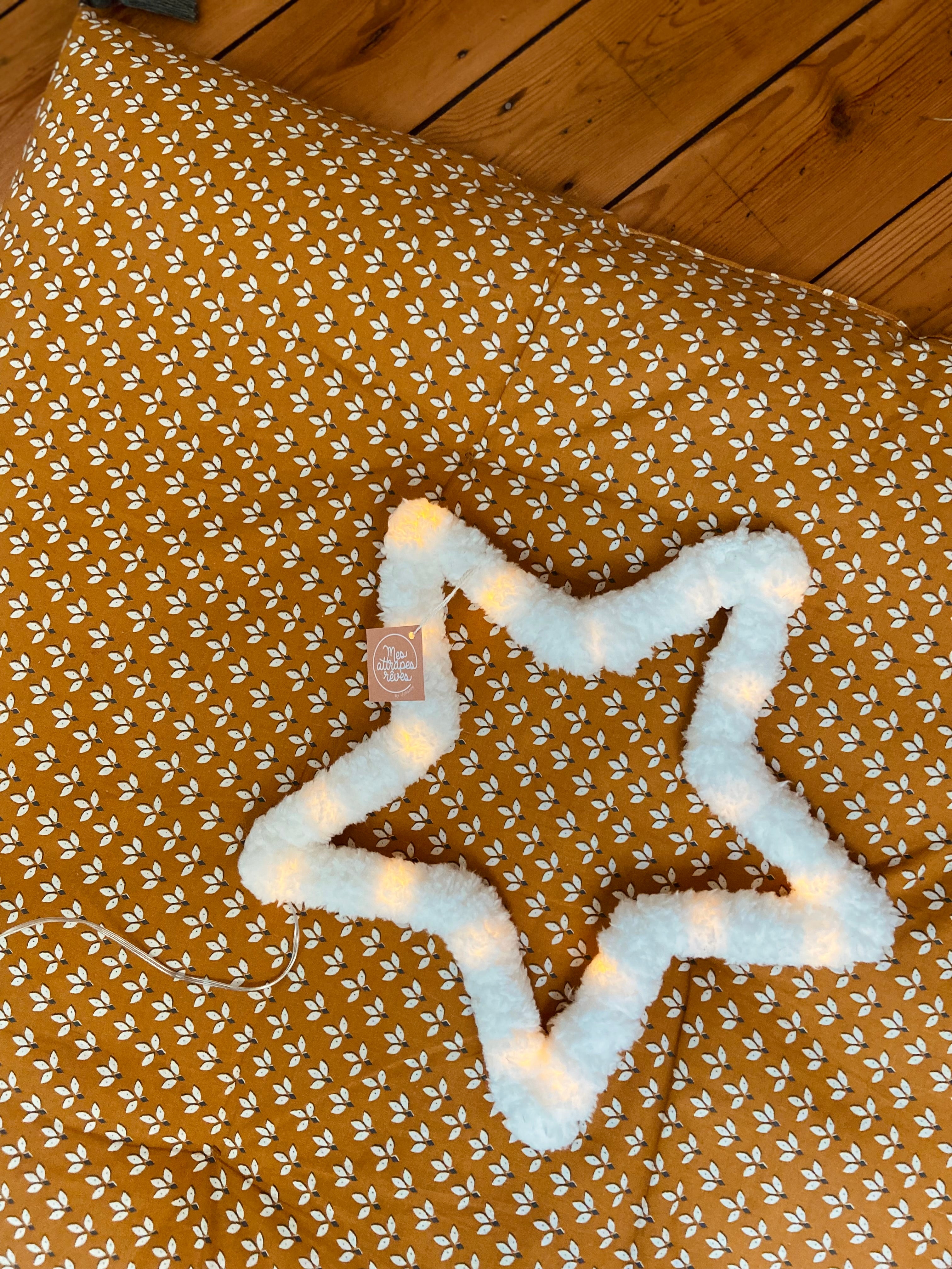 Étoile yéti Lumineuse ( délai de réalisation début octobre)