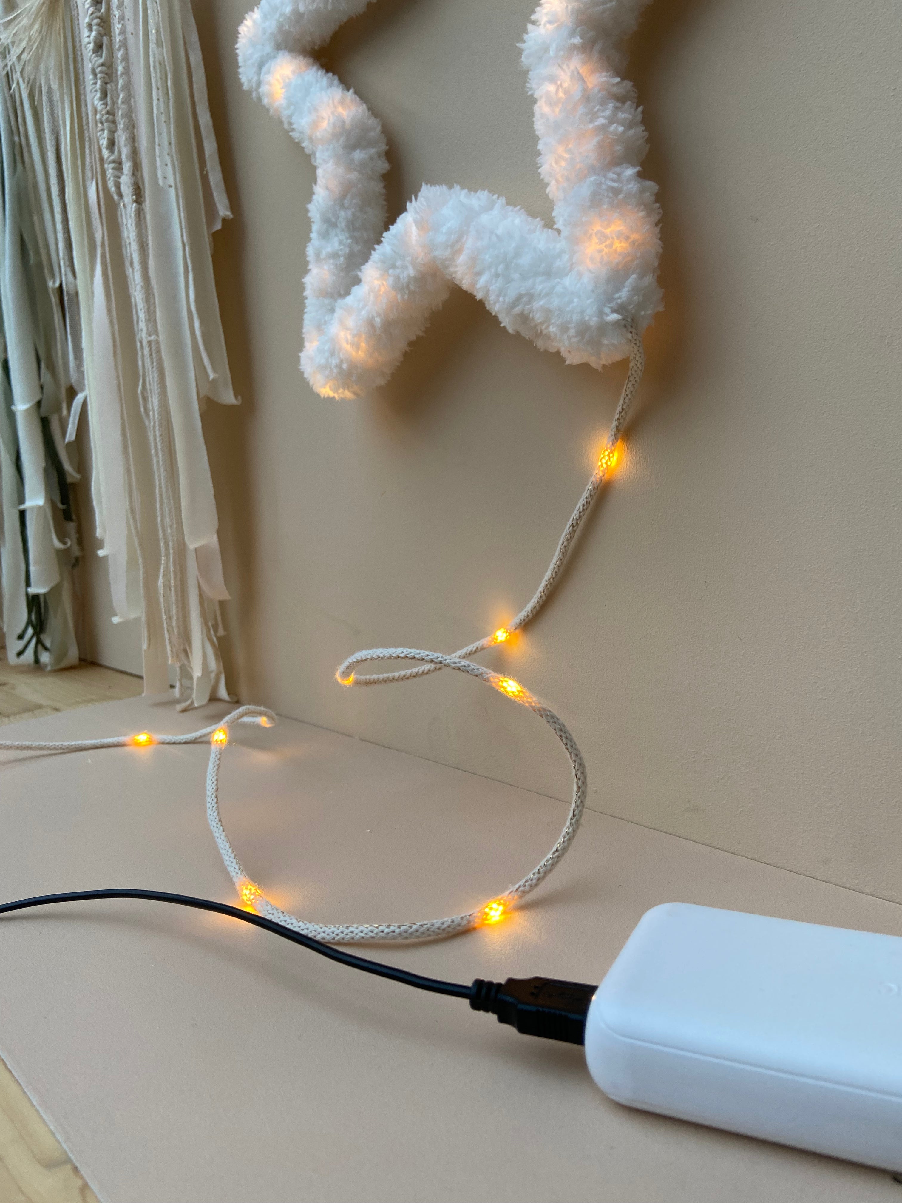 Étoile yéti Lumineuse ( délai de réalisation début octobre)